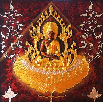 polvo Obras - Tailandia Buda en budismo en polvo de oro y plata